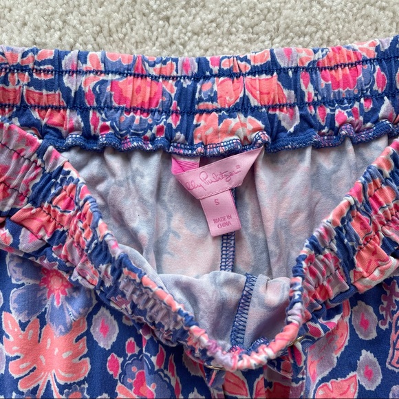 Lilly Pulitzer Lola pull on pant in iris blue week it resort pants - Picture 8 of 10